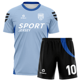 水色ユニフォーム サッカー